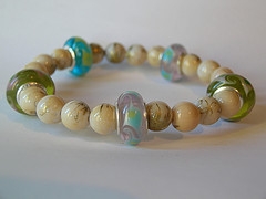 murano bead bracelet